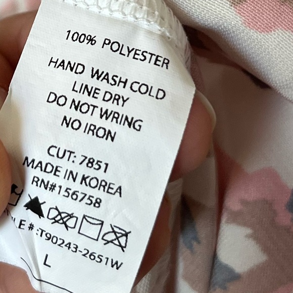 Kimono Elegant Beautiful HoneyMe Leopard Pink Brown Cream Kimono, Women’s Sz L - Picture 9 of 10